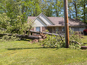 Storm Damaged Roof Shawnee