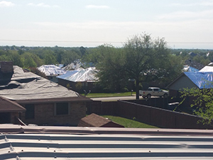 Storm Damaged roof Liberty MO Missouri 2