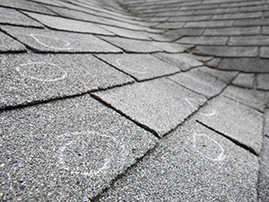 Hail Damaged Roof