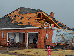 Storm Damaged Roof